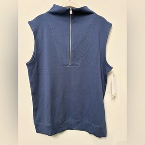 Softies Blue Sleeveless Women's Muscle Tee L